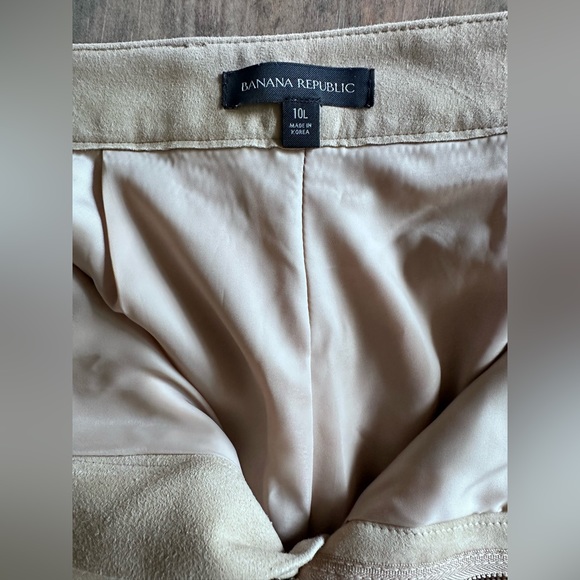 Banana Republic Women’s Pants Sz 10L Goat Leather Lined Luxurious Soft - Picture 8 of 13